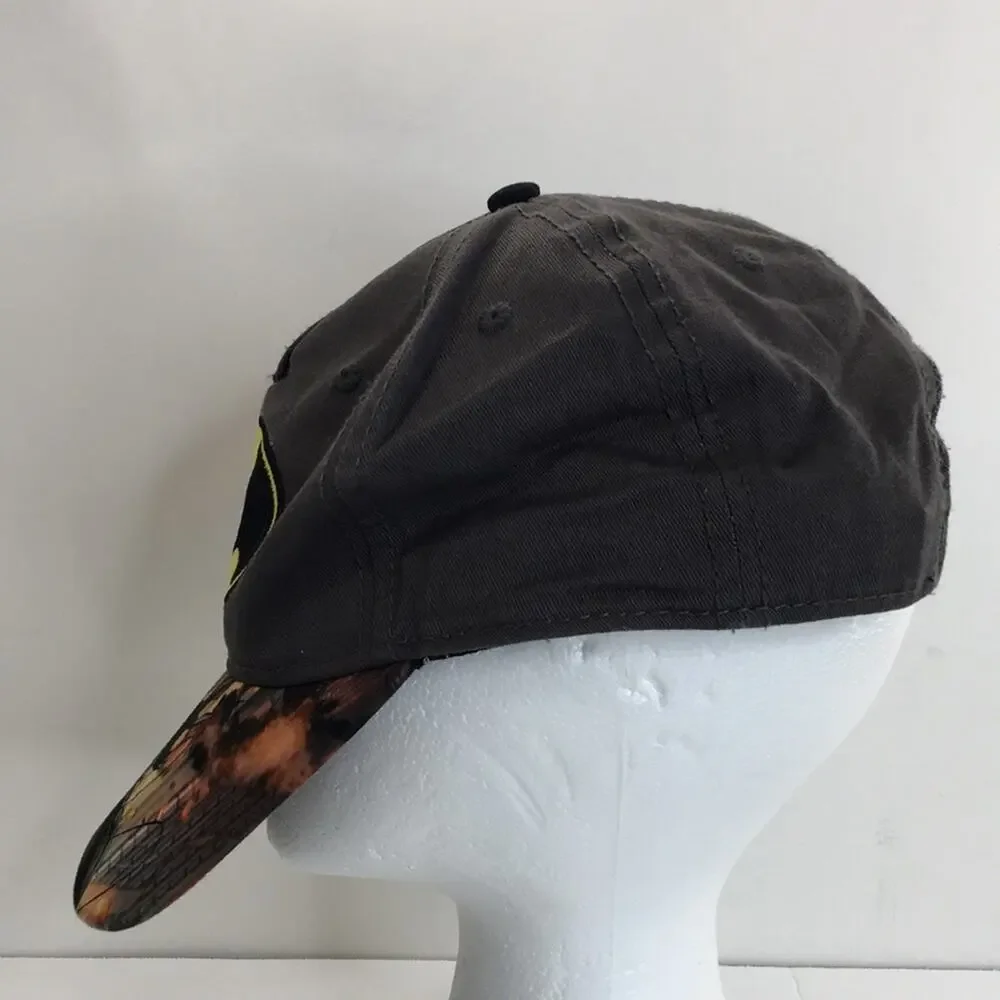Batman DC Comics Youth Size Snapback Hat Cap‎ Dark Gray w/Graphic & Bat Patch